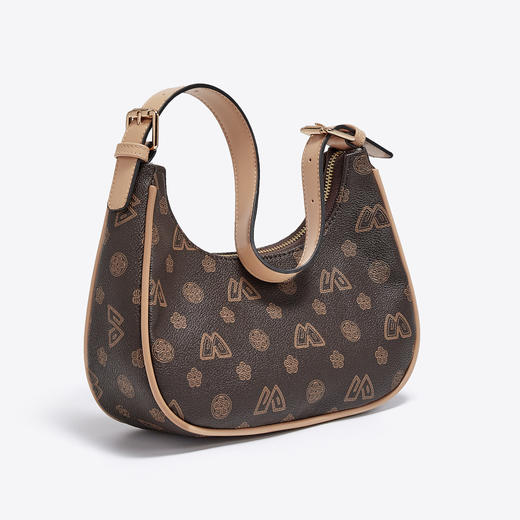 Safiya/索菲娅2022新款印花腋下包单肩包包女式斜挎包手提女包 SF9111006Y 商品图3