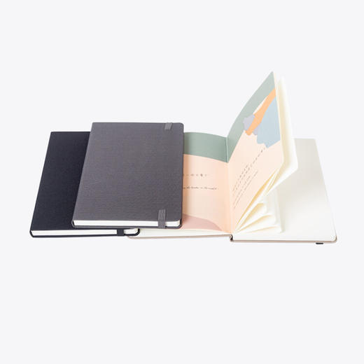 又见美物 精装笔记本商务可印logo高档办公A5文具记事本环保会议记录本礼盒套装定做封面 商品图2