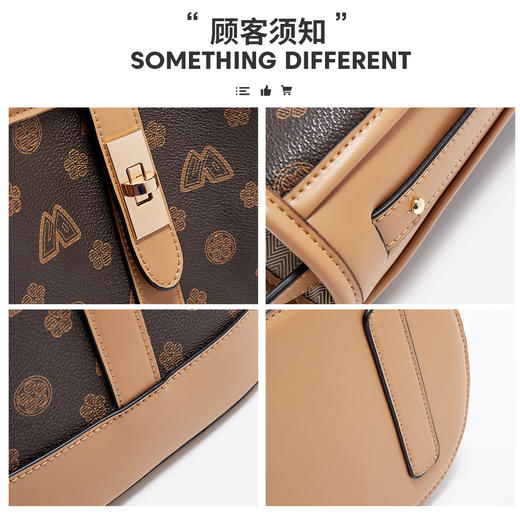 Safiya/索菲娅包包2022新款印花水桶包单肩包女式斜挎包手提女包 SF9140017Y 商品图5