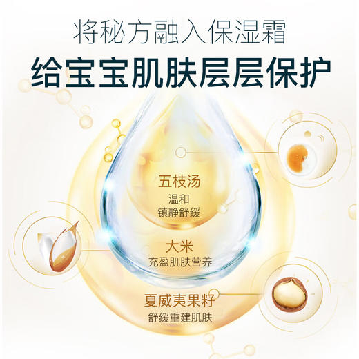 Goongbe宫中秘策 韩国进口肤律倍贝宝宝润肤霜面霜滋润款 180ml/盒 商品图5