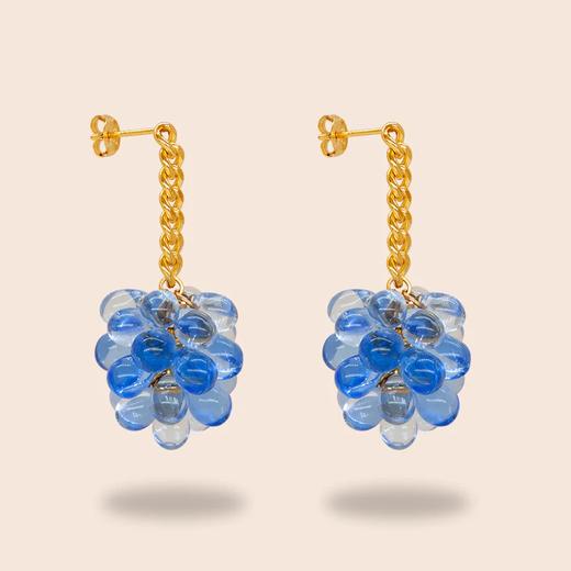 订购6周到｜Annele-Ocean Eyes-蔚蓝海洋 耳环［芬兰设计师］ 商品图2