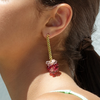 订购6周到｜Annele-Bubblegum-长款 红色 耳环［芬兰设计师］ 商品缩略图6