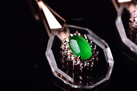 【石上生花】翡翠水晶耳坠  EZ12208058 商品图2