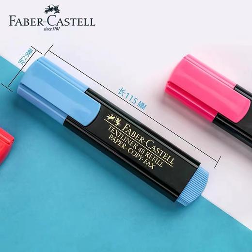 德国辉柏嘉荧光笔1548莹光彩色笔荧光标记笔学生荧光笔标记笔记号笔彩色粗划重点办公荧光色笔 商品图7