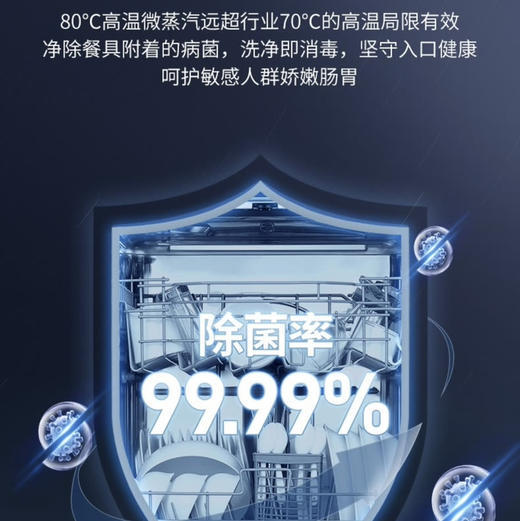 海尔（Haier）洗碗机 EYW13028BKTU1消毒型 商品图12