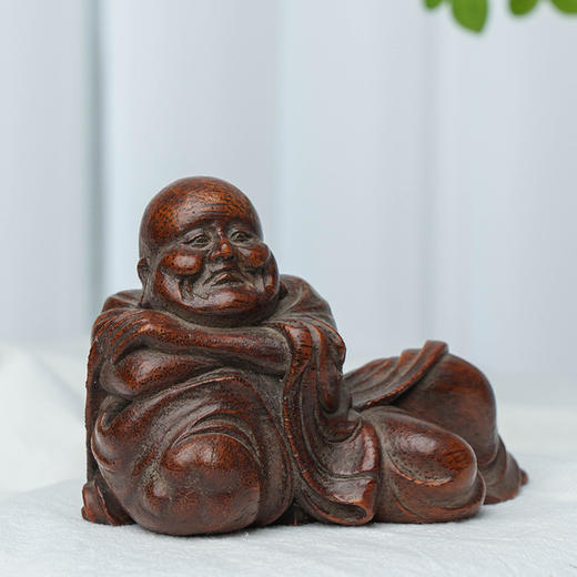 清 竹雕罗汉人物摆件 商品图3