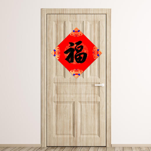 【庆学堂】加厚蜡染宣纸斗方 新年春节 万年红斗方纸空白 手写书法纸 红品 商品图2