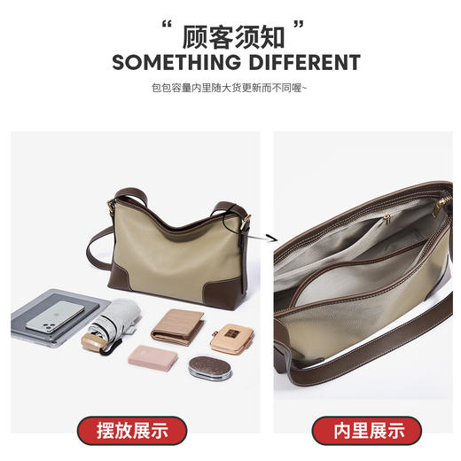 【直播特惠】Safiya/索菲娅2022新款头层牛皮手提包单肩包包女式斜挎包女包 SF9135015Y 商品图6