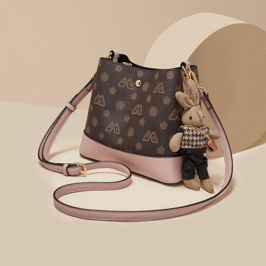 Safiya/索菲娅包包2022新款手提包水桶包单肩包女式斜挎包女包 SF9151017Y 商品图0