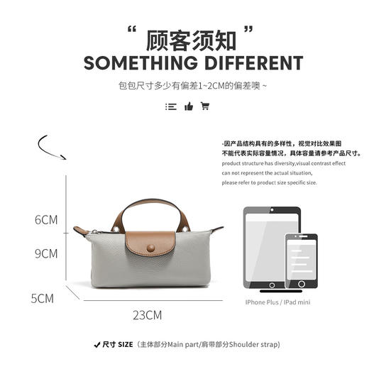 Safiya/索菲娅【头层牛皮】腋下手机单肩小包包女式斜挎包手提女包2022新款 SF900191Y 商品图8