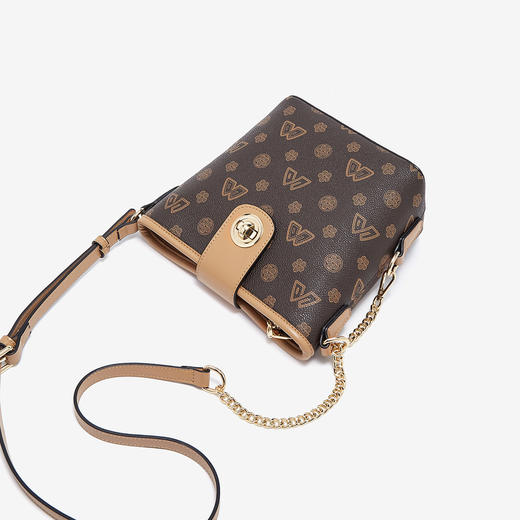 Safiya/索菲娅【送小熊】腋下手机单肩水桶大容量百搭女士斜挎包包2022新款 SF9140023Y 商品图8