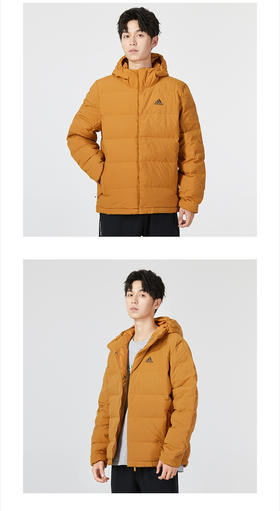 阿迪达斯 （adidas） 羽绒服男装冬季新款连帽防风运动服保暖舒适休闲时尚外套 HG8748
