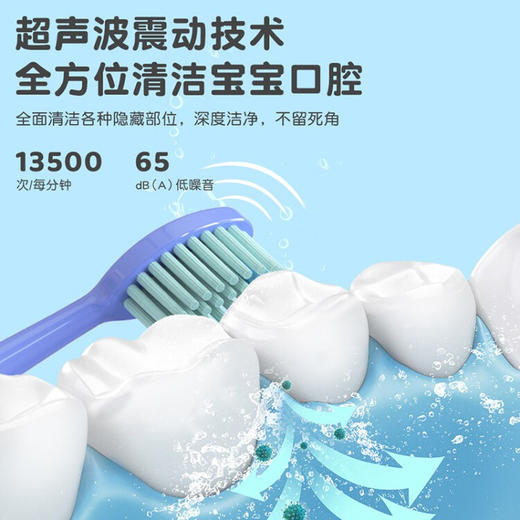 澳得迈（AODMA）  儿童电动牙刷  软毛声不伤牙齿   M1 商品图2