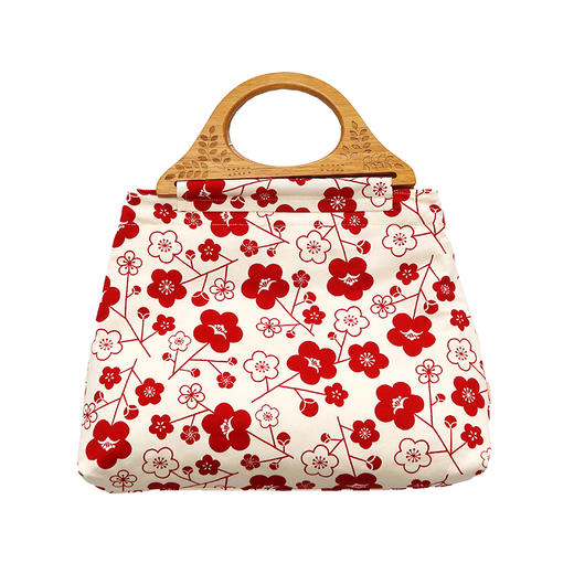 HUJI祤集Embrace手提包插画花朵花朵 商品图3