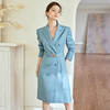 西装连衣裙女夏季职场通勤职业套装裙气质时尚工作服中长款外套ol 商品缩略图0