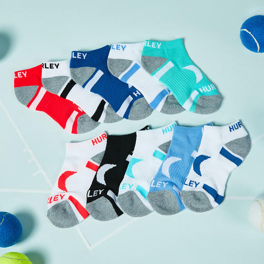 HURLEY 春 大童小童婴童 短袜 H0163-U9K 商品图0