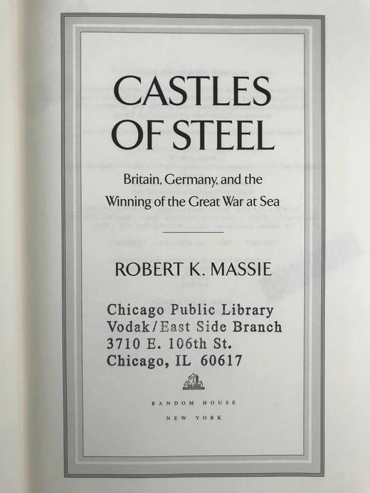 普利策历史奖得主，罗伯特·K·马西《钢铁城堡：英国、德国与一战海战的胜利 》 数十幅插图 精装18开 商品图2