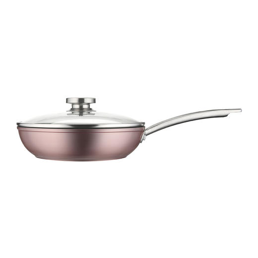 双立人ZWILLING 家用不粘煎盘 Enjoy 24cm深煎锅ZW-EY102粉色 商品图1