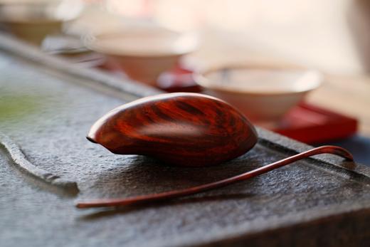 SDCC0027°大红酸枝莲花型茶则套装 商品图5