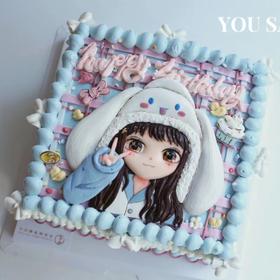 小女孩手绘浮雕 （提前24小时预订）