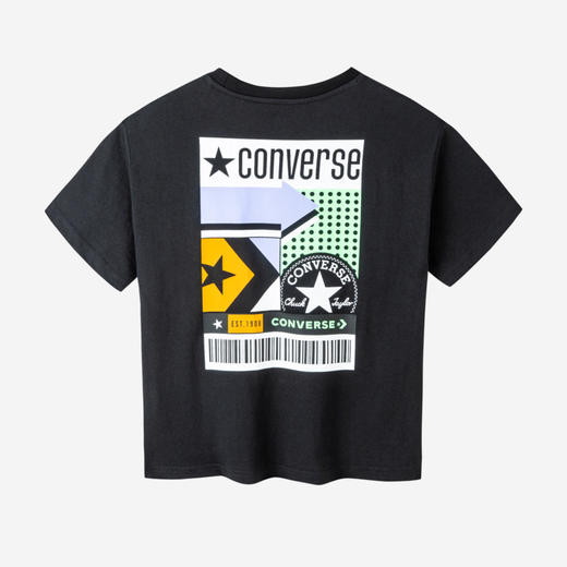 CONVERSE 秋 大童 小童 短袖T恤 CNVB-TE-D194 商品图1