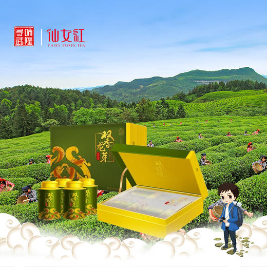 【仙女红茶】悬崖边上的双香龙芽绿茶 商品图0