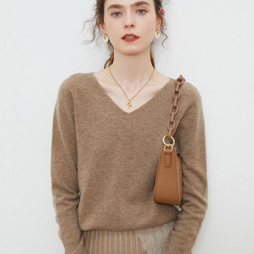 一线成衣圆领/V领/半高领/镂空半高领羊毛衫 商品图7