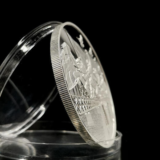 抗美援朝70周年纪念30克银章（带盒） 商品图4