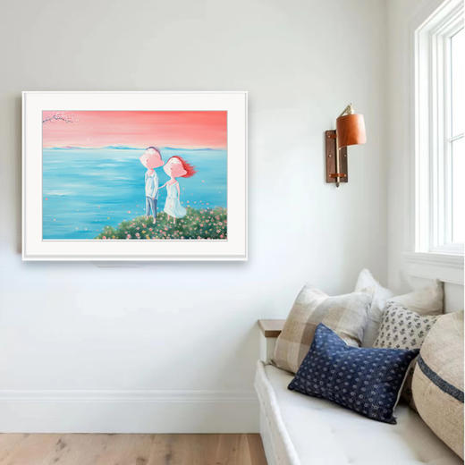 吴琼《粉色的风 No.3》168版 商品图3