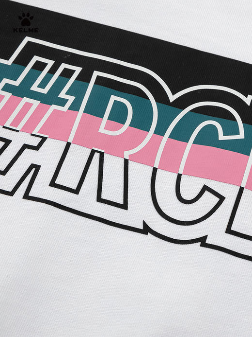 卡尔美长袖T恤秋新款纯棉圆领上衣情侣宽松休闲套头衫 商品图1