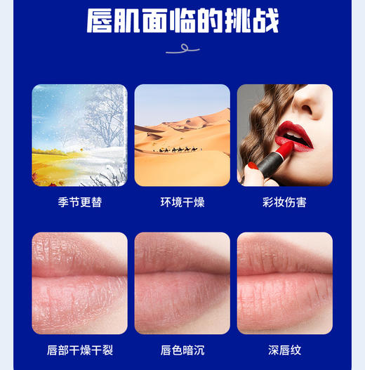 日本叮叮润唇膏 保湿滋润防干裂去死皮淡化唇纹10g*3支[福利品] 商品图1