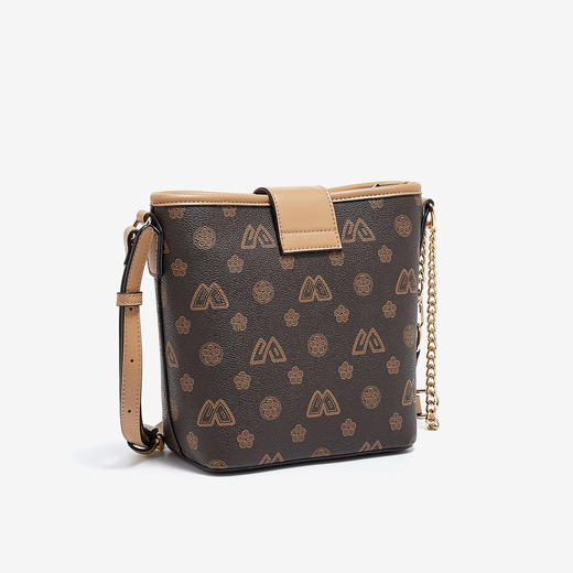 Safiya/索菲娅【送小熊】腋下手机单肩水桶大容量百搭女士斜挎包包2022新款 SF9140023Y 商品图10