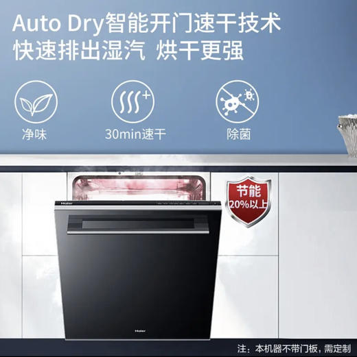 海尔（Haier）洗碗机 EYW13029T自定义门板 商品图8