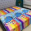 【三层加厚】四季床盖榻榻米双面不掉色裸睡亲肤多用途床盖学生宿舍床单床垫褥子绗缝防滑床盖可机洗 商品缩略图5