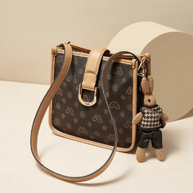 Safiya/索菲娅2022新款印花腋下包单肩包包女式斜挎包手提女包 SF9111004Y