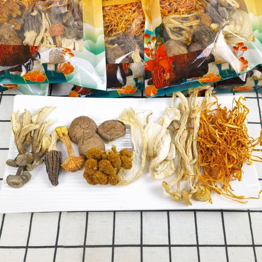 [最农公社]福建新八珍菌汤包煮汤绝配菌菇省心煮汤一包解决 商品图4