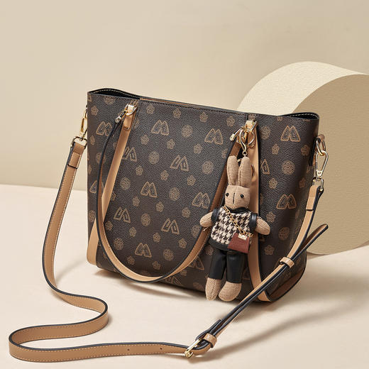 Safiya/索菲娅包包2022新款印花托特包单肩包女式斜挎包手提女包 SF9140016Y 商品图1