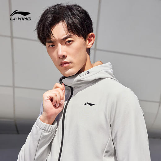 李宁（LI-NING） 李宁外套男2022秋冬新品健身系列加绒保暖立体裁剪运动风衣AFDSA01 商品图5