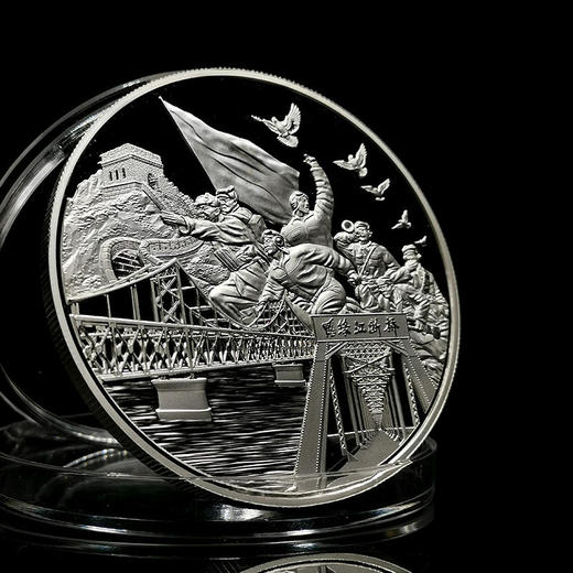 抗美援朝70周年纪念30克银章（带盒） 商品图5