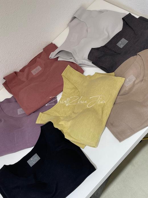 【2件99！竖条德绒文胸背心A0912胸垫可拆卸款！】厂家直出的德绒背心来了！进口德绒高品质纤维，黑科技保暖，德国拜耳公司官方指定面料使用商！8色可选，柔软细腻贴身百搭，可穿着入睡！ 商品图8