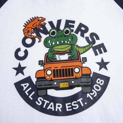 CONVERSE 秋 大童小童 长袖T恤 CNVB-LS-D212 商品图4