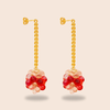 订购6周到｜Annele-Bubblegum-长款 红色 耳环［芬兰设计师］ 商品缩略图2