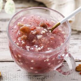 丨生态丨坚果水果藕粉羹 无任何化学添加 配料：藕粉，葛根粉，魔芋粉，腰果碎，进口蔓越莓干，巴旦木，红提干，甜菜根，黄冰糖，奇亚籽