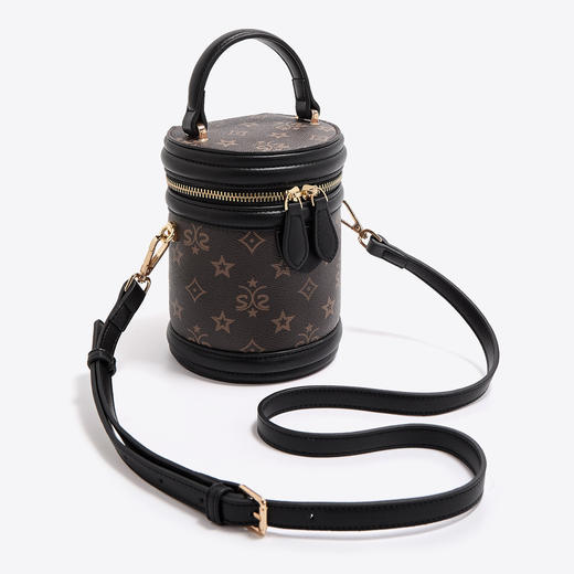 【包包专区】Safiya/索菲娅包包2022新款手提水桶包百搭单肩包女式斜挎包女包 SF9111009Y 商品图2