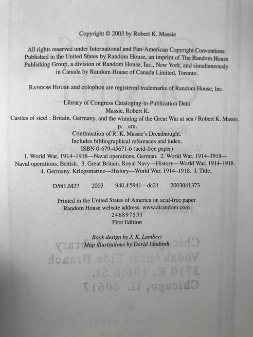 普利策历史奖得主，罗伯特·K·马西《钢铁城堡：英国、德国与一战海战的胜利 》 数十幅插图 精装18开 商品图3