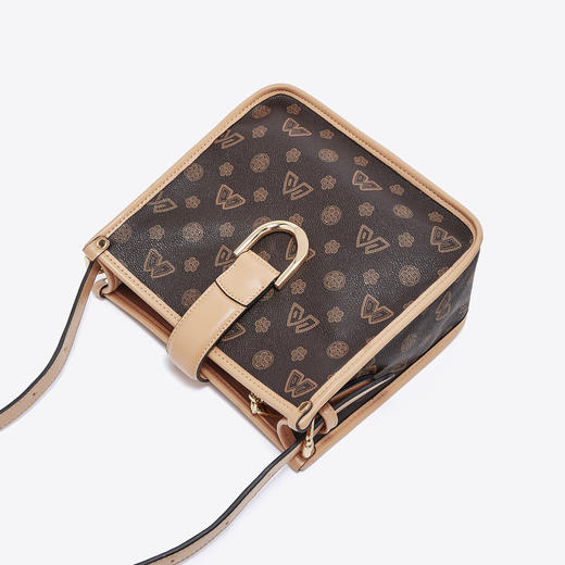 Safiya/索菲娅2022新款印花腋下包单肩包包女式斜挎包手提女包 SF9111004Y 商品图8