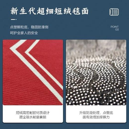 新中式家用进门地垫入户门大门防滑门垫玄关客厅脚踏垫中国风地毯 商品图4