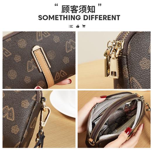 【立减30元】Safiya/索菲娅2022新款印花手机包百搭单肩包女式斜挎包女包 SF9158024Y 商品图6