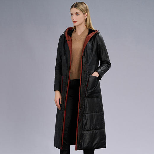 TANGY Collection/天意精品2022年秋冬新品念川系列莨绸棉外套 商品图4