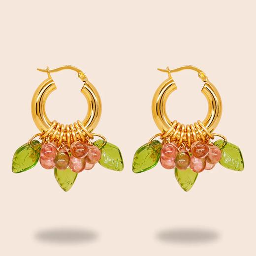 订购6周到｜Annele-Cranberry-小红莓 耳环［芬兰设计师］ 商品图2